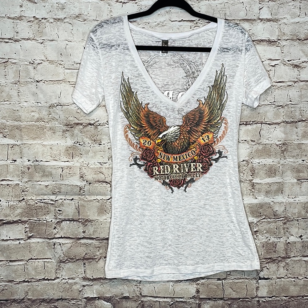 Harley Davidson T Shirt Red River Rally